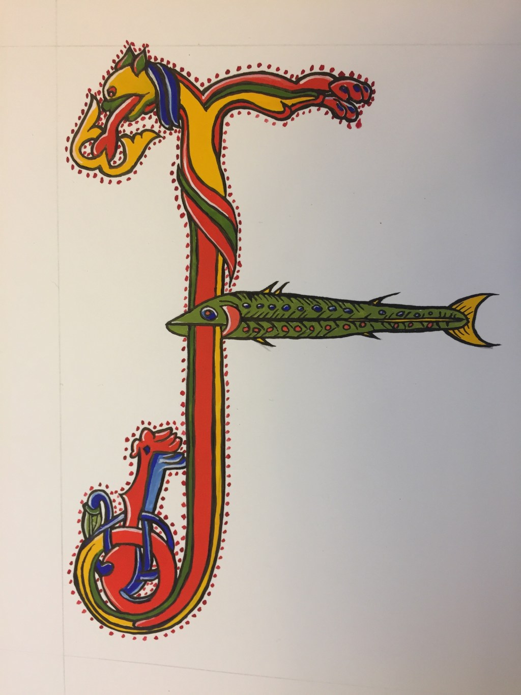 Fishie Scroll Illumination