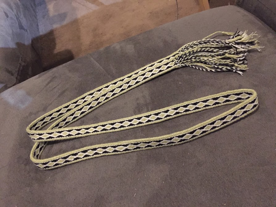 Tablet Woven Belt: Cambridge&nbsp;Diamonds