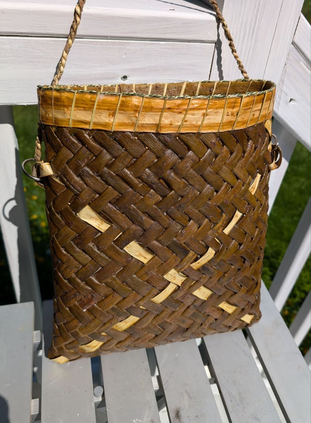 Willow Bark Crossbody&nbsp;Basket